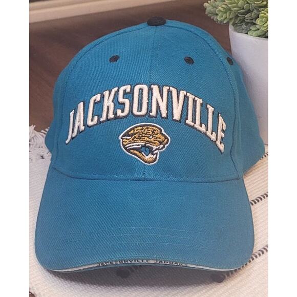 VTG Jacksonville Jaguars Hat 90s Y2K NFL GameDay Adjustable Cap GVC - Picture 2 of 10